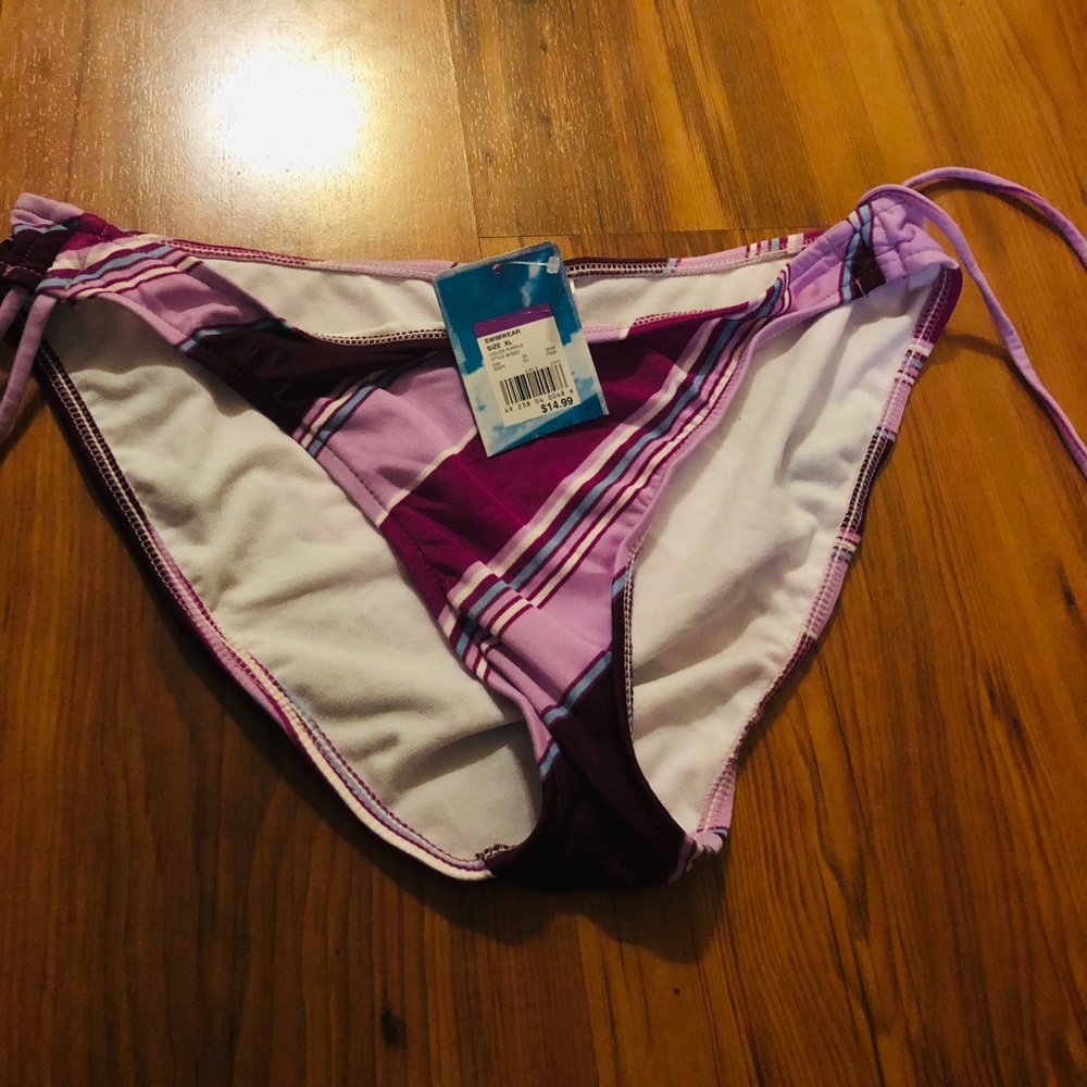 Striped Bikini Bottom - XL (New)